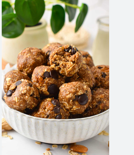 Energy balls με φυστικοβούτυρο και βρώμη