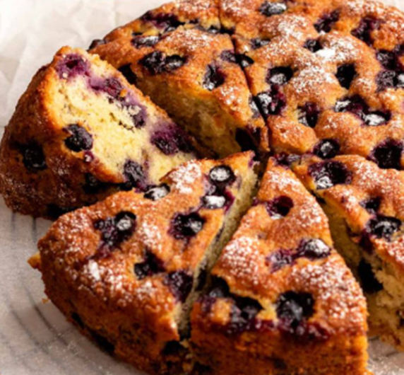 Κεικ βρώμης με blueberries