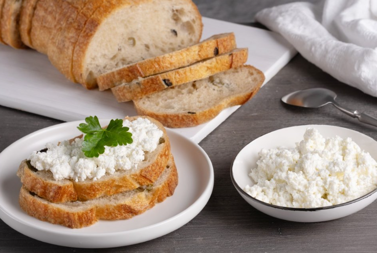 Ψωμί από cottage cheese πλούσιο σε πρωτείνη