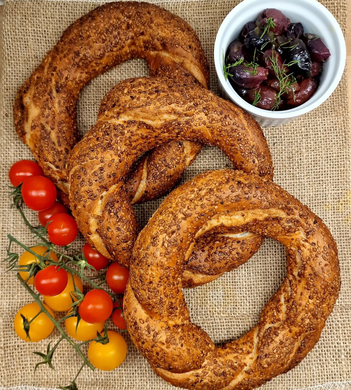 Bagels με ελιές χωρίς γλουτένη