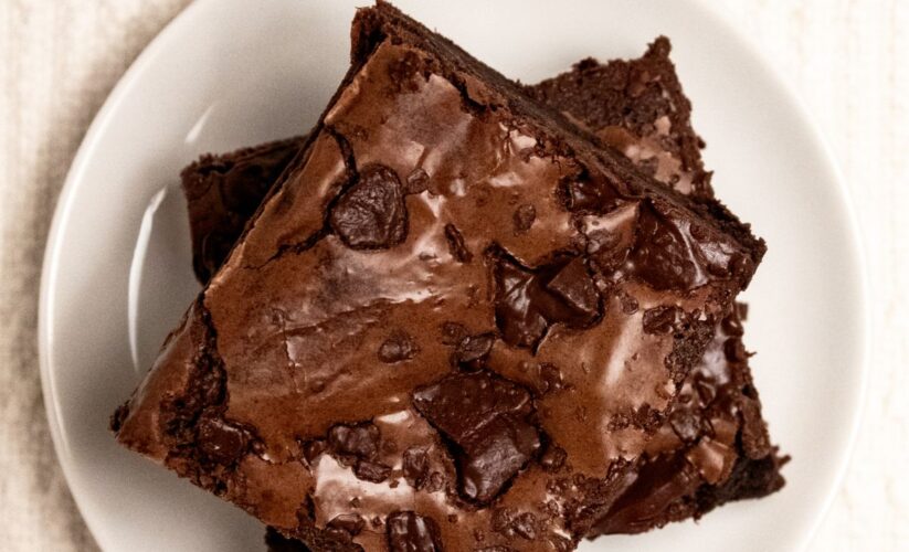 Brownies ρεβυθιού υψηλά σε πρωτείνη