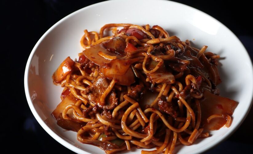 Teriyaki Βοδινό με noodles στην Air Fryer